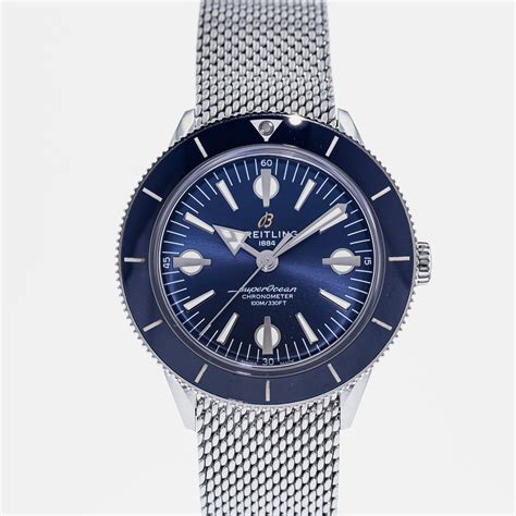 used breitling superocean heritage